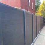 Black Fence Panel