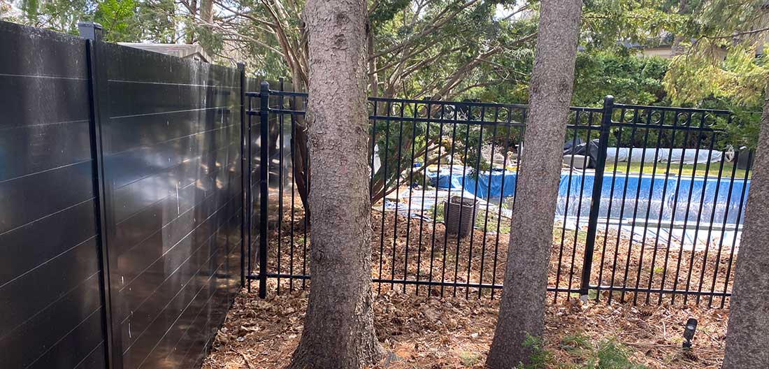 Aluminum Black Fence Panel