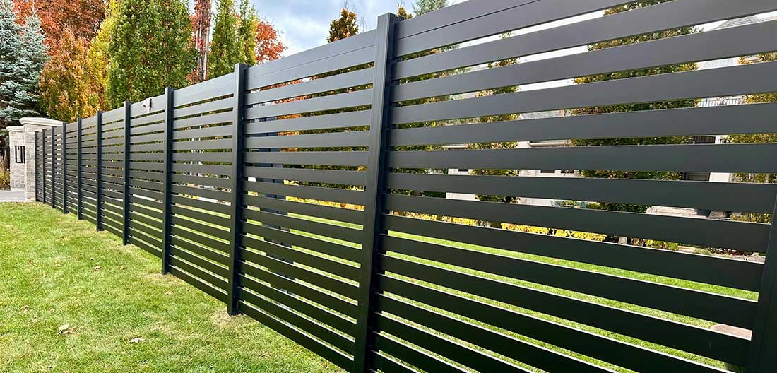 Aluminum Semi Privacy Fence Panel