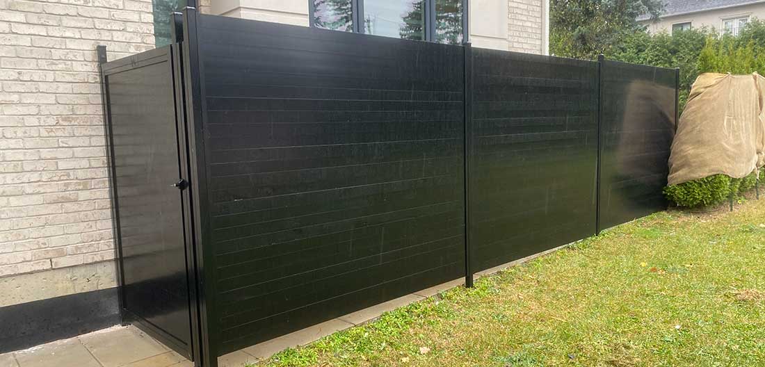 Aluminum Slat Fence Panel